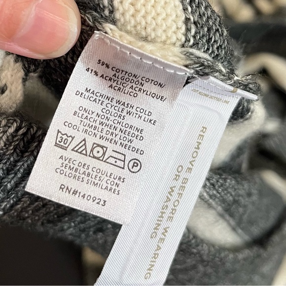 LOFT Striped Turtleneck Sweater - Cotton Acrylic Blend - Picture 9 of 12